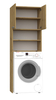 Szafka łazienkowa nad pralkę HOLO - Dąb Artisan