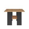 Stolik kawowy ława MODER - Czerń / Dąb Artisan