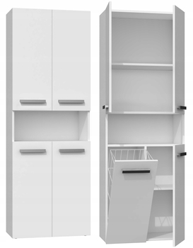 Szafka łazienkowa ATRI 1K D3 - Biel Mat