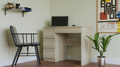 Biurko komputerowe DEVO D2 LEWE - Dąb Sonoma