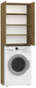 Szafka łazienkowa nad pralkę HOLO D2 - Dąb Artisan