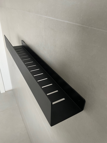 Półka łazienkowa pod prysznic, do łazienki INIZIO - Czarny