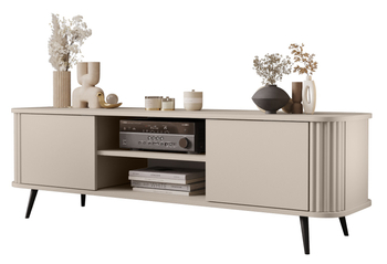 Szafka RTV z lamelami MOONLIGHT 150cm - Kaszmir