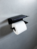 Uchwyt na papier toaletowy INTERNO L - Czarny