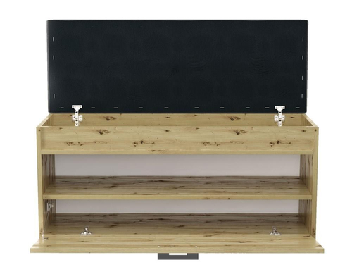 Szafka na obuwie z siedziskiem LARMA - Dąb Artisan