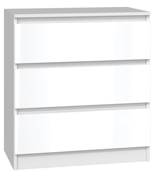 Komoda MALWIN S3 70CM - Biel Połysk