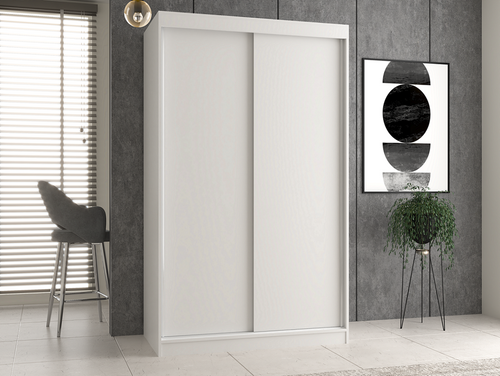 Szafa Przesuwna Dwudrzwiowa GAIKO 120CM - Biel