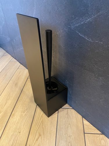 Uchwyt na szczotkę WC FERMARE - Czarny