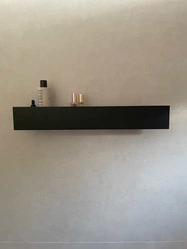 Półka Łazienkowa pod prysznic, do łazienki DECOLLO 60CM - Czarny