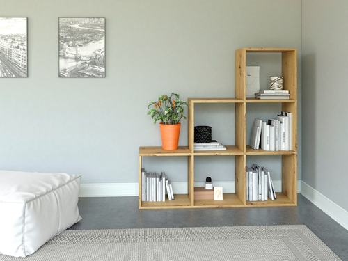 Regał komorowy ASALI AS-30 - Dąb Artisan