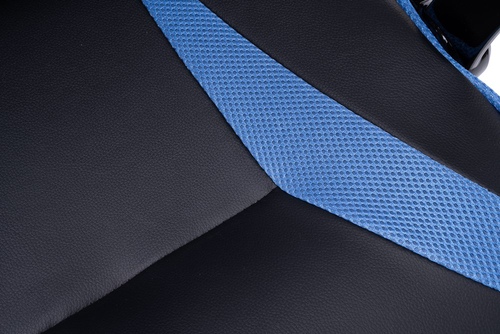 Fotel gamingowy obrotowy TRON-X - Niebieski