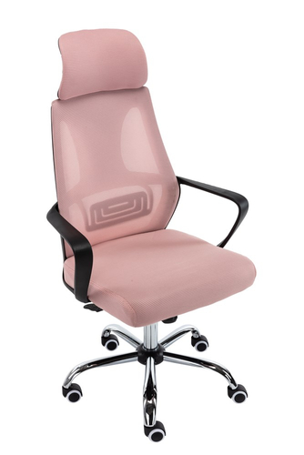 Fotel obrotowy REVO - Różowy