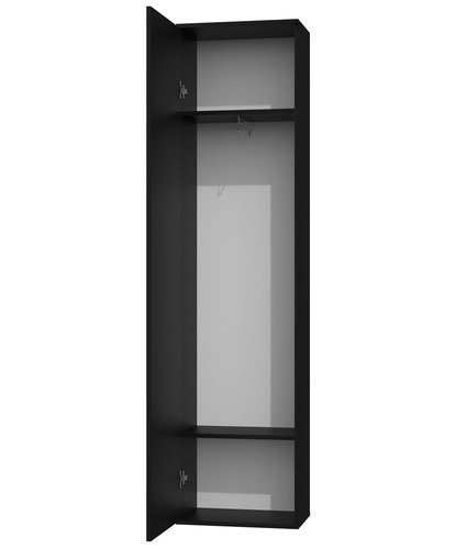 Szafa z lustrem LORO - Czerń Mat