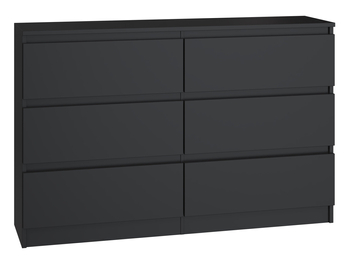 Komoda MALWIN S6 120CM - Czerń Mat