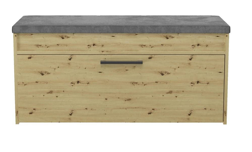 Szafka na obuwie z siedziskiem LARMA - Dąb Artisan
