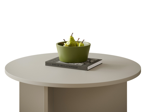 Stolik kawowy okrągły TAVO 70cm - Kaszmir