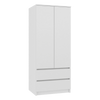 Szafa garderoba ORMAR - Biel Mat