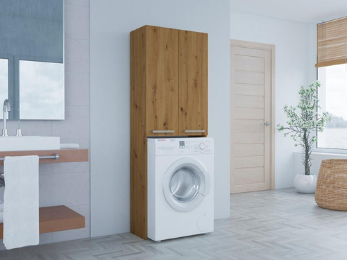 Szafka łazienkowa nad pralkę HOLO D2 - Dąb Artisan