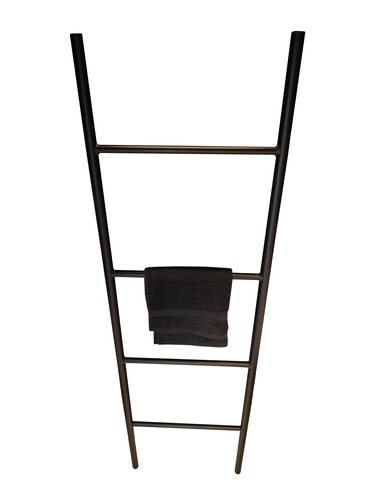 Wieszak Drabinka na ręczniki wolnostojąca metalowa ESCADO - Czarny