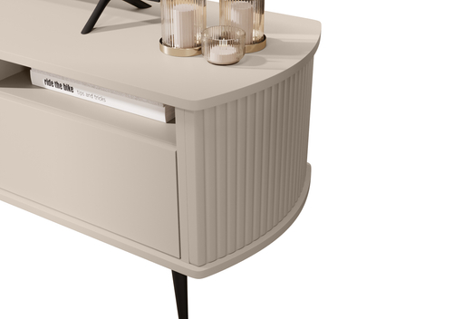 Szafka RTV z lamelami MOONDAY 150cm - Kaszmir