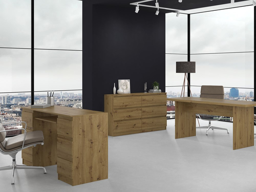 Komoda MALWIN S6 140CM - Dąb Artisan