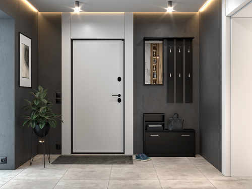 Garderoba przedpokojowa BARTEK - Czerń Mat