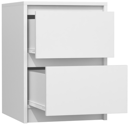 Szafka nocna CHARLES P2 - Biel Mat