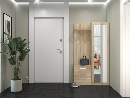 Garderoba przedpokojowa GANTLOR - Dąb Sonoma