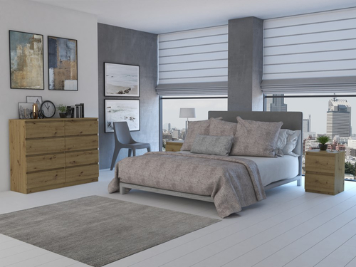 Komoda MALWIN S8 120CM - Dąb Artisan