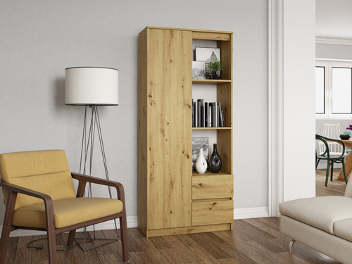 Regał szafa LILY LS-80 - Dąb Artisan
