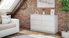 Komoda CHARLES P120 - Biel Mat