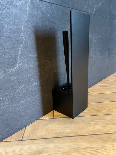 Uchwyt na szczotkę WC FERMARE - Czarny