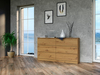 Komoda MALWIN S6 140CM - Dąb Artisan