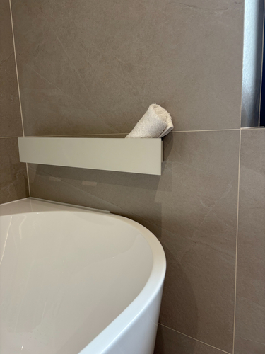 Półka Łazienkowa pod prysznic, do łazienki DECOLLO 60CM - Biel