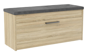 Szafka na obuwie z siedziskiem LARMA - Dąb Sonoma