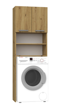 Szafka łazienkowa nad pralkę HOLO - Dąb Artisan
