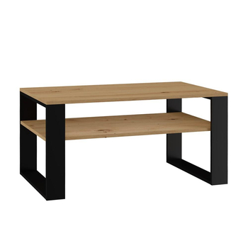 Stolik kawowy ława SIGMA 1L - Dąb Artisan/Czerń