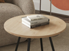 Stolik kawowy okrągły VERSO 50cm - Dąb Artisan