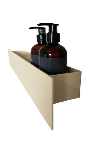 Półka Łazienkowa pod prysznic, do łazienki DECOLLO 60CM - Kolor Kość słoniowa