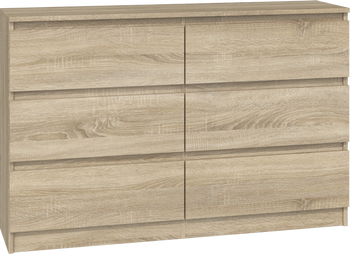 Komoda MALWIN S6 120CM - Dąb Sonoma