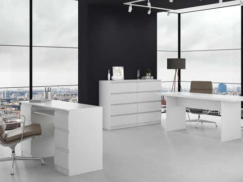 Komoda MALWIN S8 140CM - Biel Mat