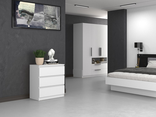 Komoda MALWIN S3 70CM - Biel Mat