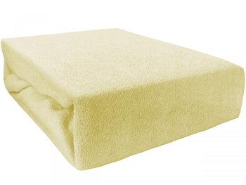 Prześcieradło frotte SPUGNA YELLOW