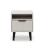 Szafka nocna z lamelami PIAZZA 1S - Kaszmir