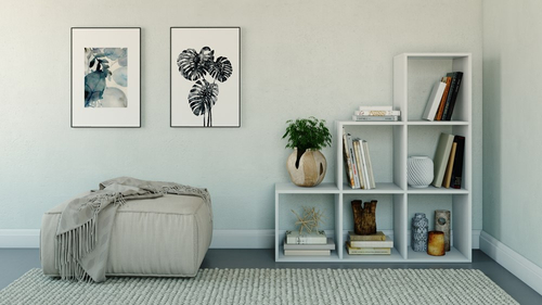 Regał komorowy ASALI AS-30 - Biel Mat