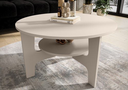 Stolik kawowy okrągły TIPPO S - Kaszmir