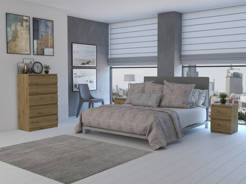 Komoda MALWIN S5 - Dąb Artisan