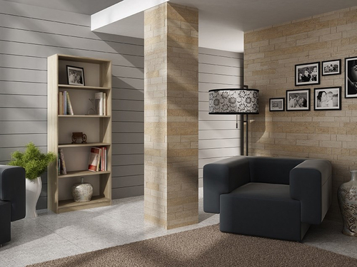 Regał LEMARI L60 - Dąb Sonoma