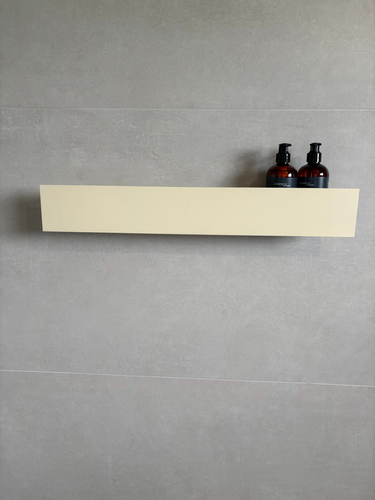 Półka Łazienkowa pod prysznic, do łazienki DECOLLO 60CM - Kolor Kość słoniowa
