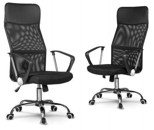 Fotel obrotowy LARIS - Czarny